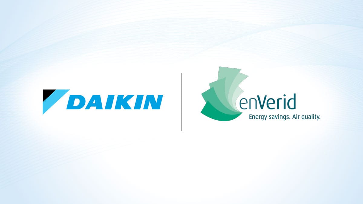 Daikin Applied Acquires enVerid's Sorbent Ventilation Technology